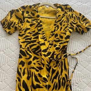 Top Shop Cross Over Maxi Dress